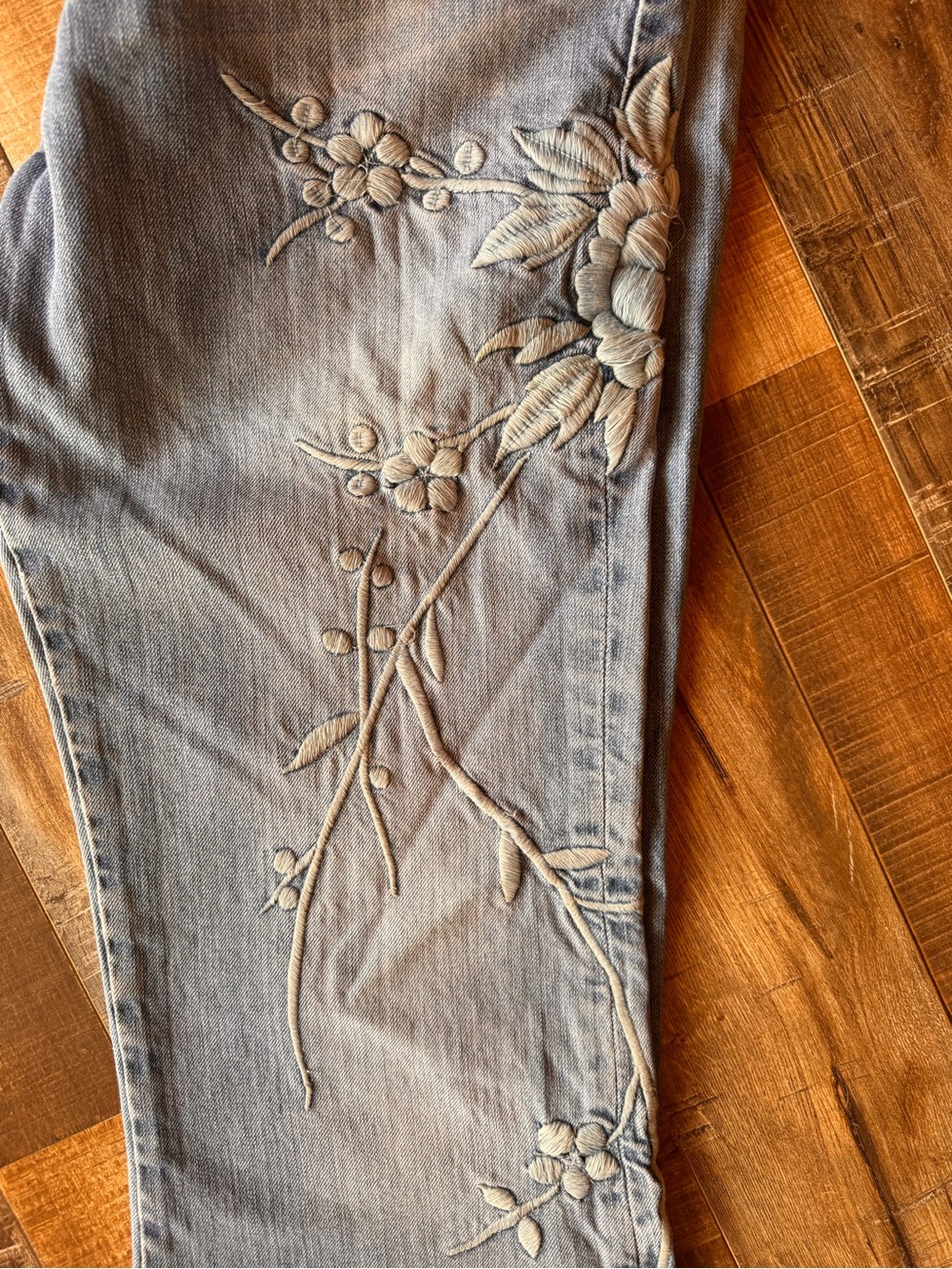 Lucky Brand Sweet Dream Jean Embroidered Bootcut Jeans Waist 12